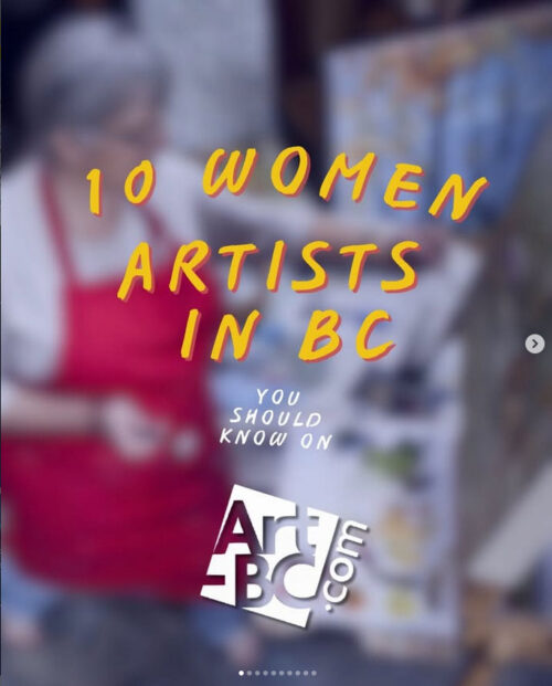 10 Women Artists in BC You SHould Know on Art-BC.com