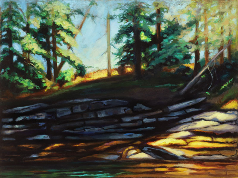 Lil Chrzan Art | Postcard From June 30x40 oil on canvas