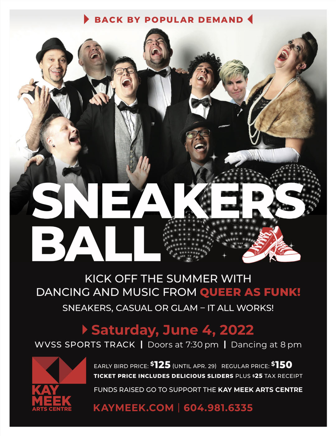 Sneakers Ball Kay Meek Arts Centre June 4 2022
